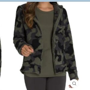 Barefoot Dreams Cozy Chic camouflage zip jacket
